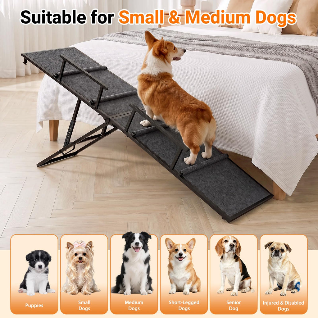 63" Foldable Metal Dog Ramp O699699
