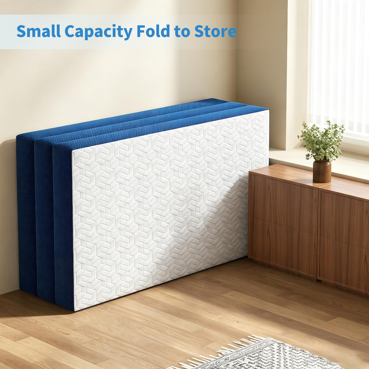 Queen 6 Inch Foldable Gel Memory Foam Mattress W607183