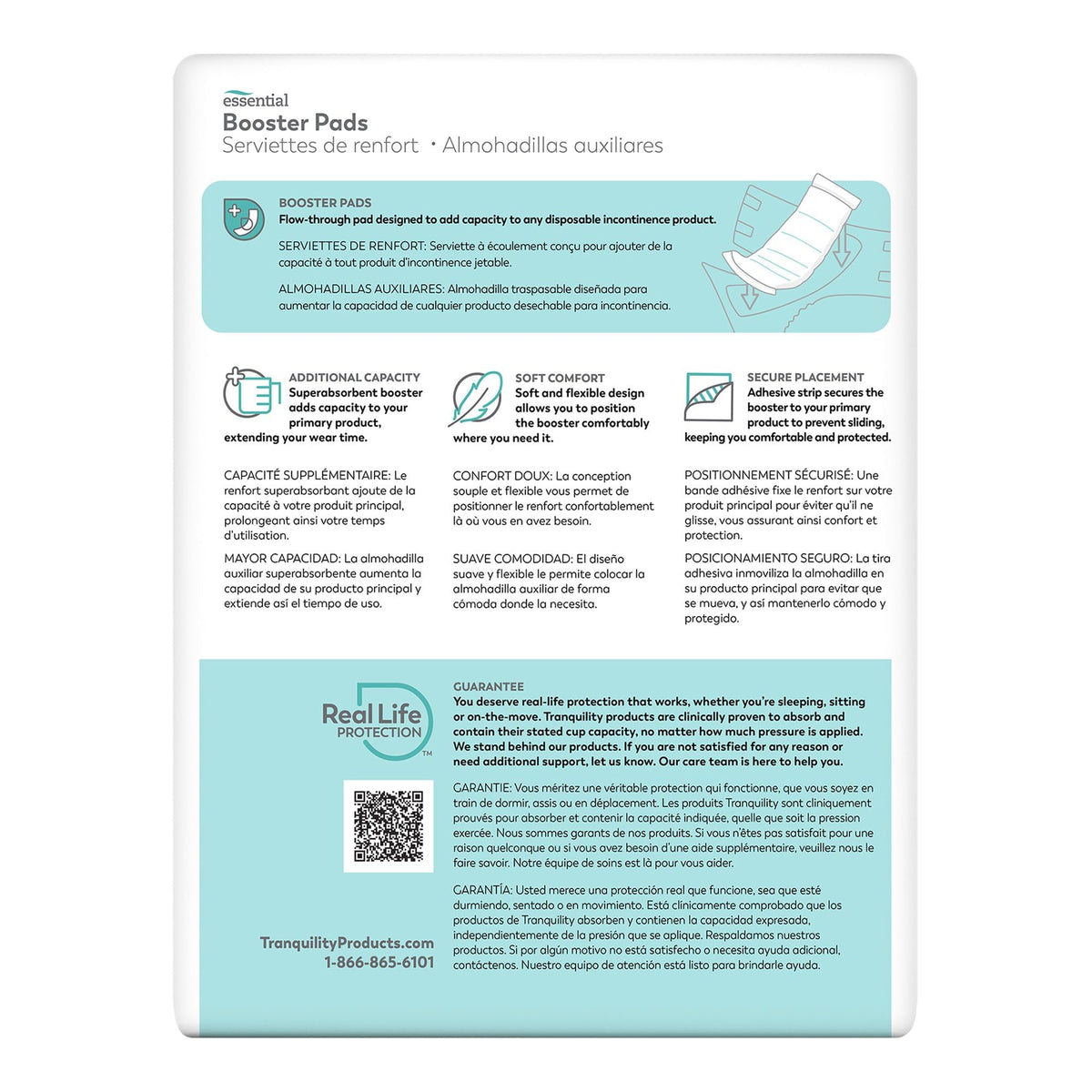 Booster Pads 200 Ct Case R745