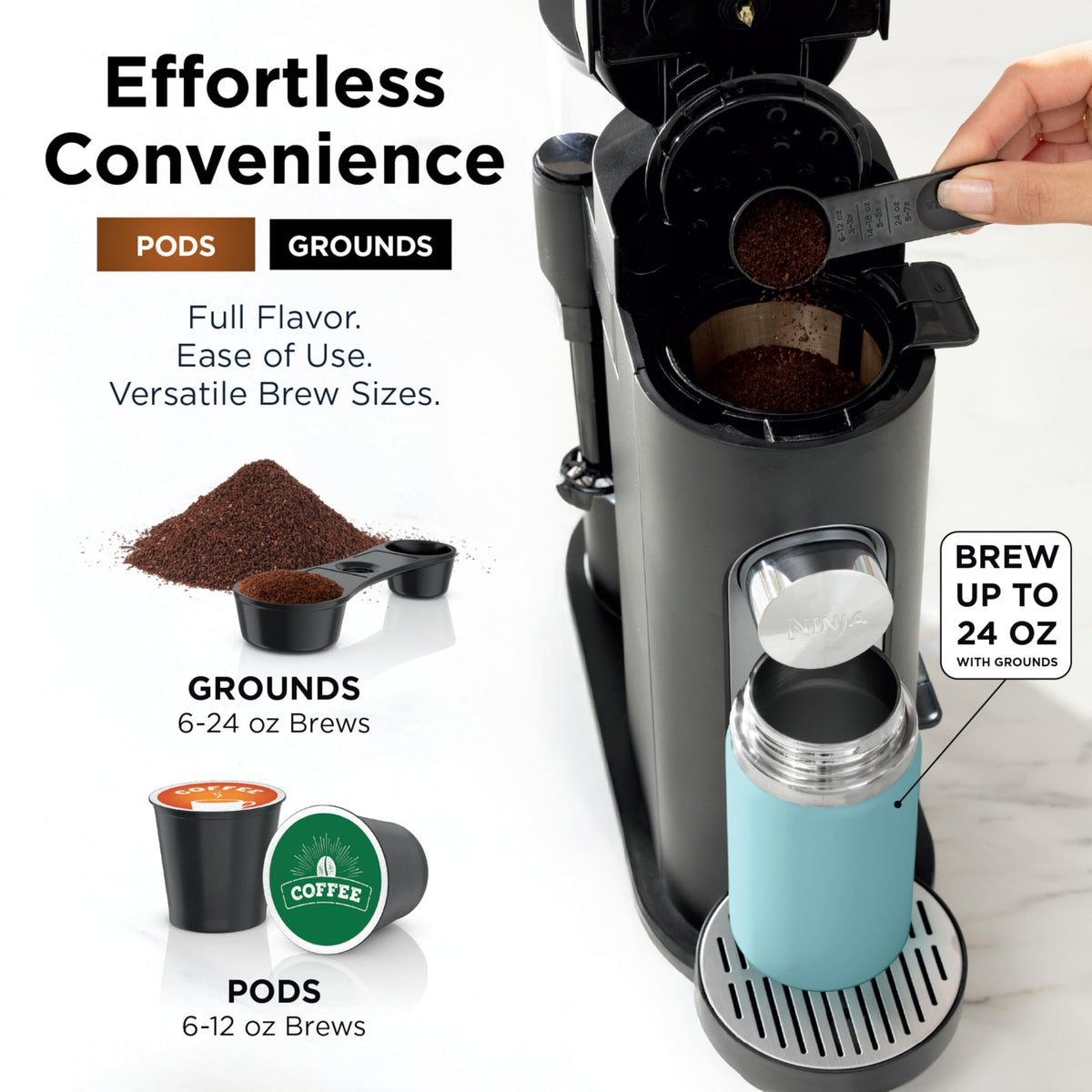 Single Serve Coffee Maker D725
