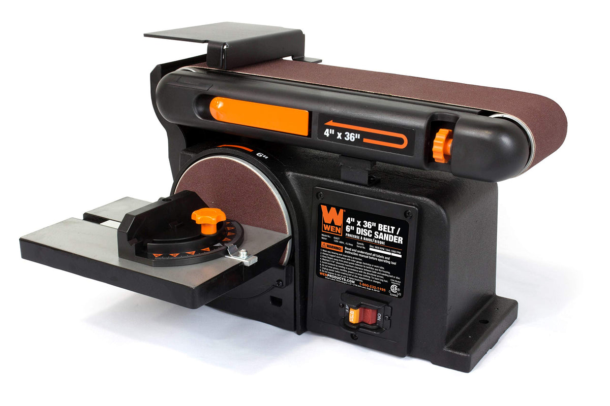 Benchtop Belt and Disc Sander with Cast Iron Base H905