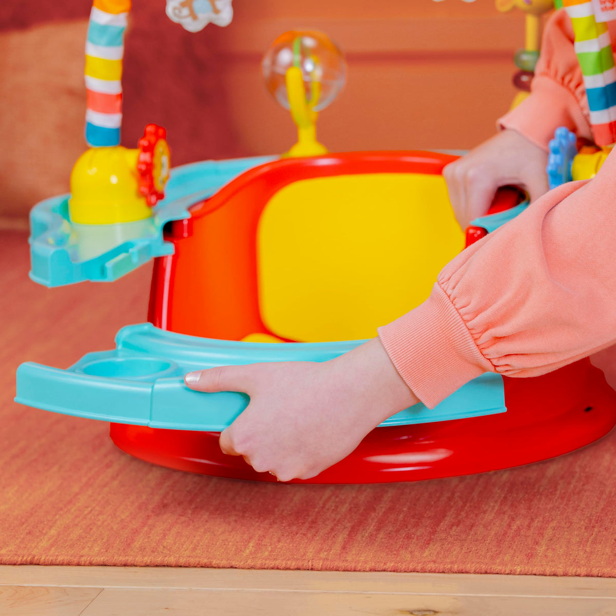 3-in-1 Baby Activity Seat with Toys, Snacking Tray, Booster Seat H6151