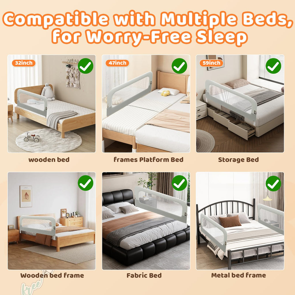 Foldable Safety Bed Rail I750
