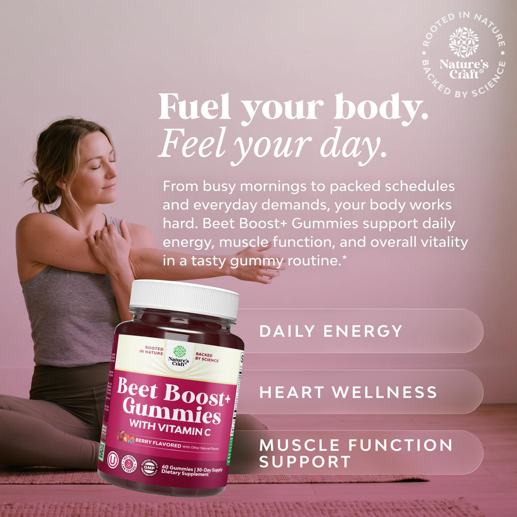 Beet Root Gummies with Vitamin C 60 Ct Z55846