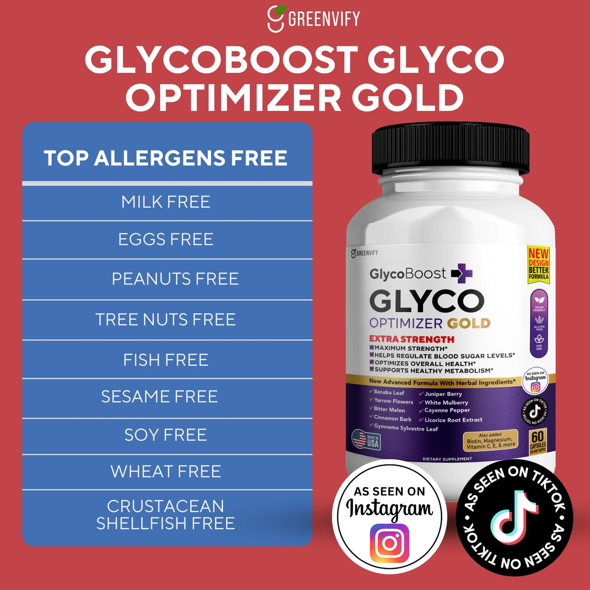 60 Capsules All Natural Formula I243