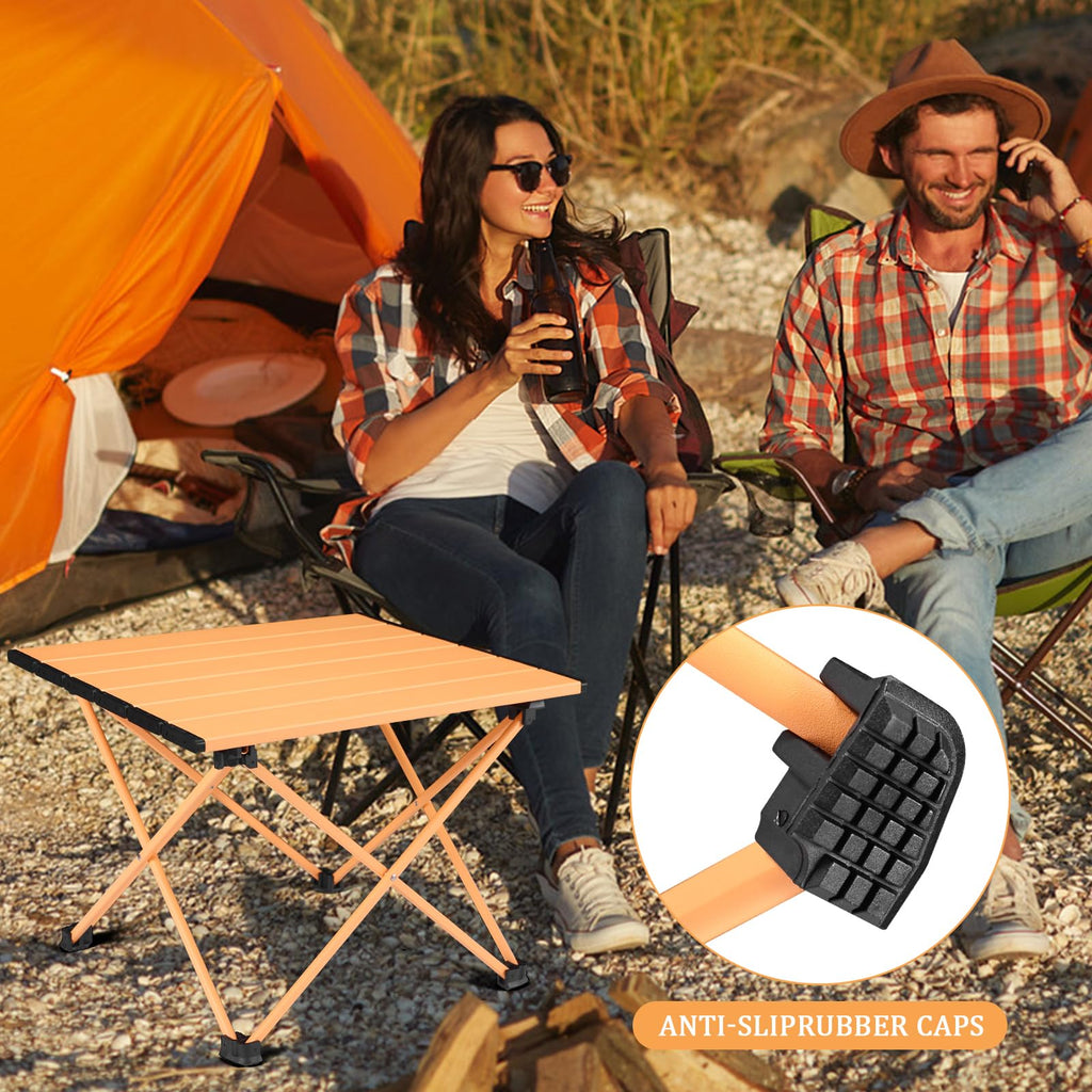 Portable Folding Camping Table Aluminum Top G612863