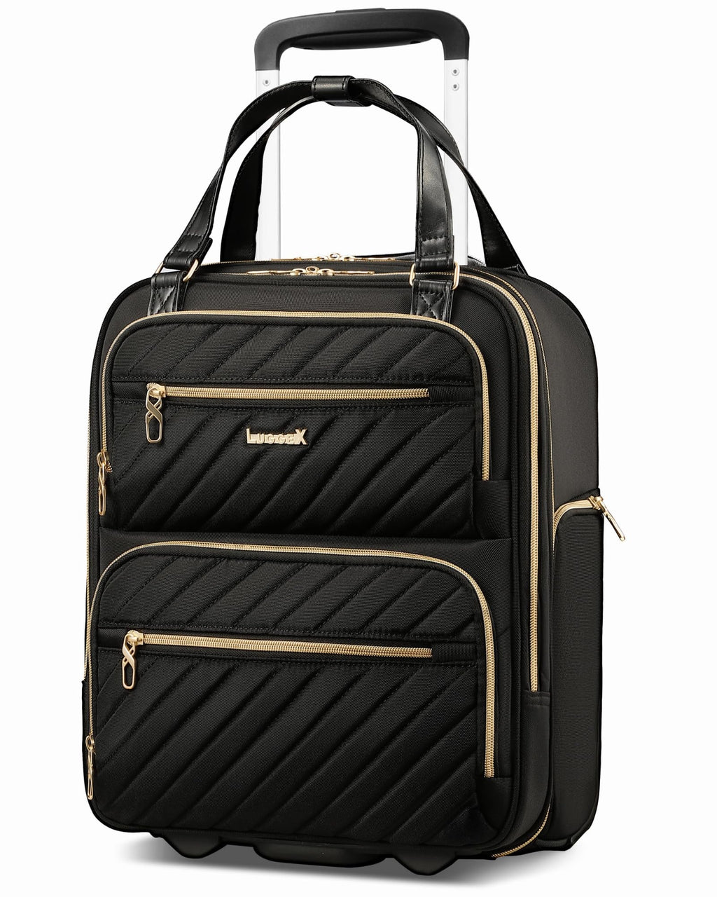 Black 16" Underseat Carry On Bag S4538