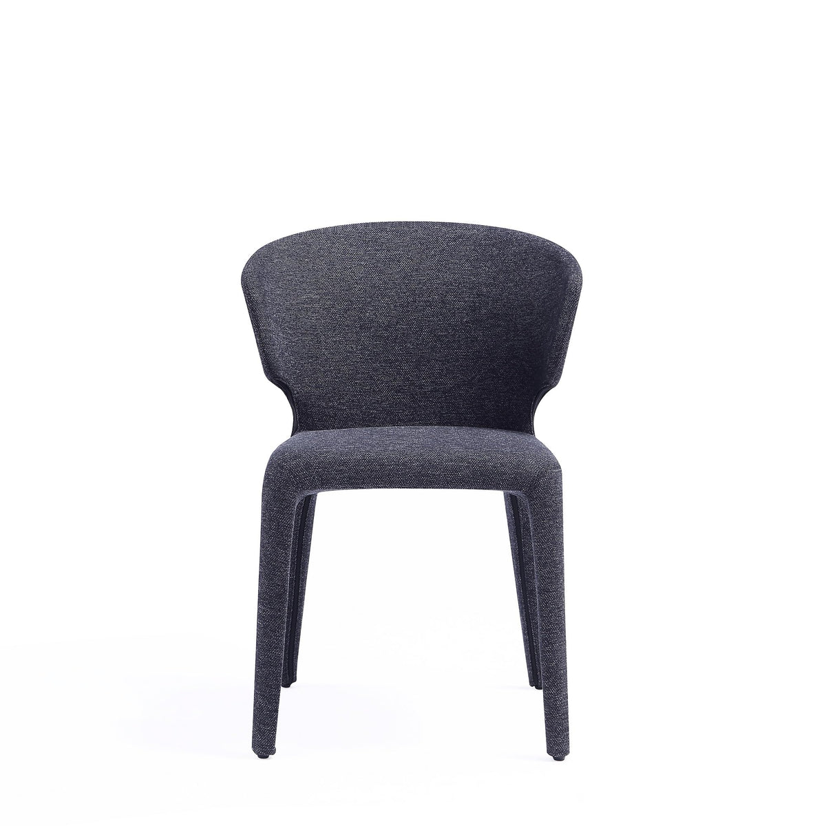 Black Upholstered Dining Chairs Set of 4 I483