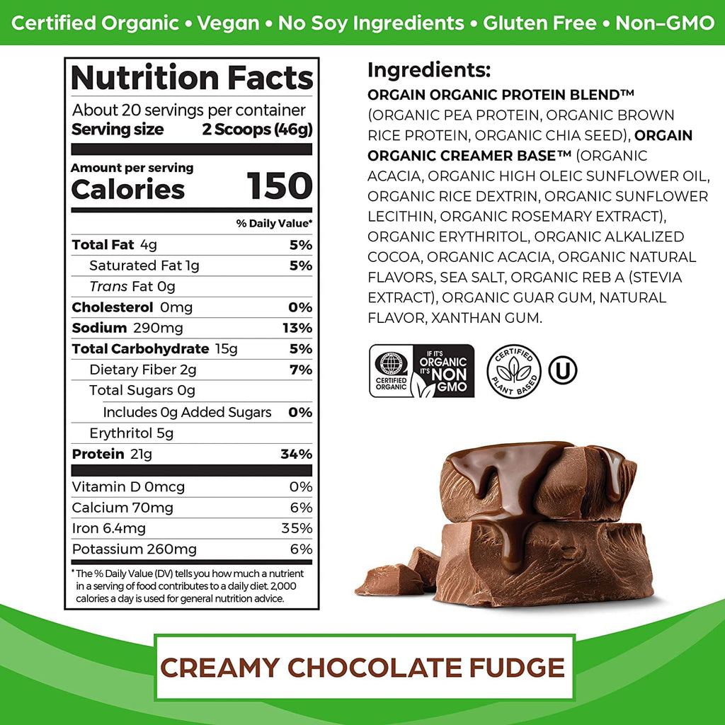 Organic Vegan Protein Powder and Protein Bars Bundle U193095