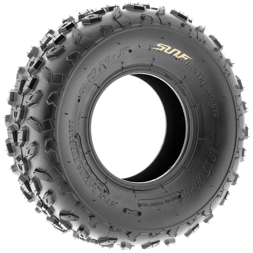 19x7-8 Knobby ATV & Go Kart Tires, Tubeless Pair of 2 O557875