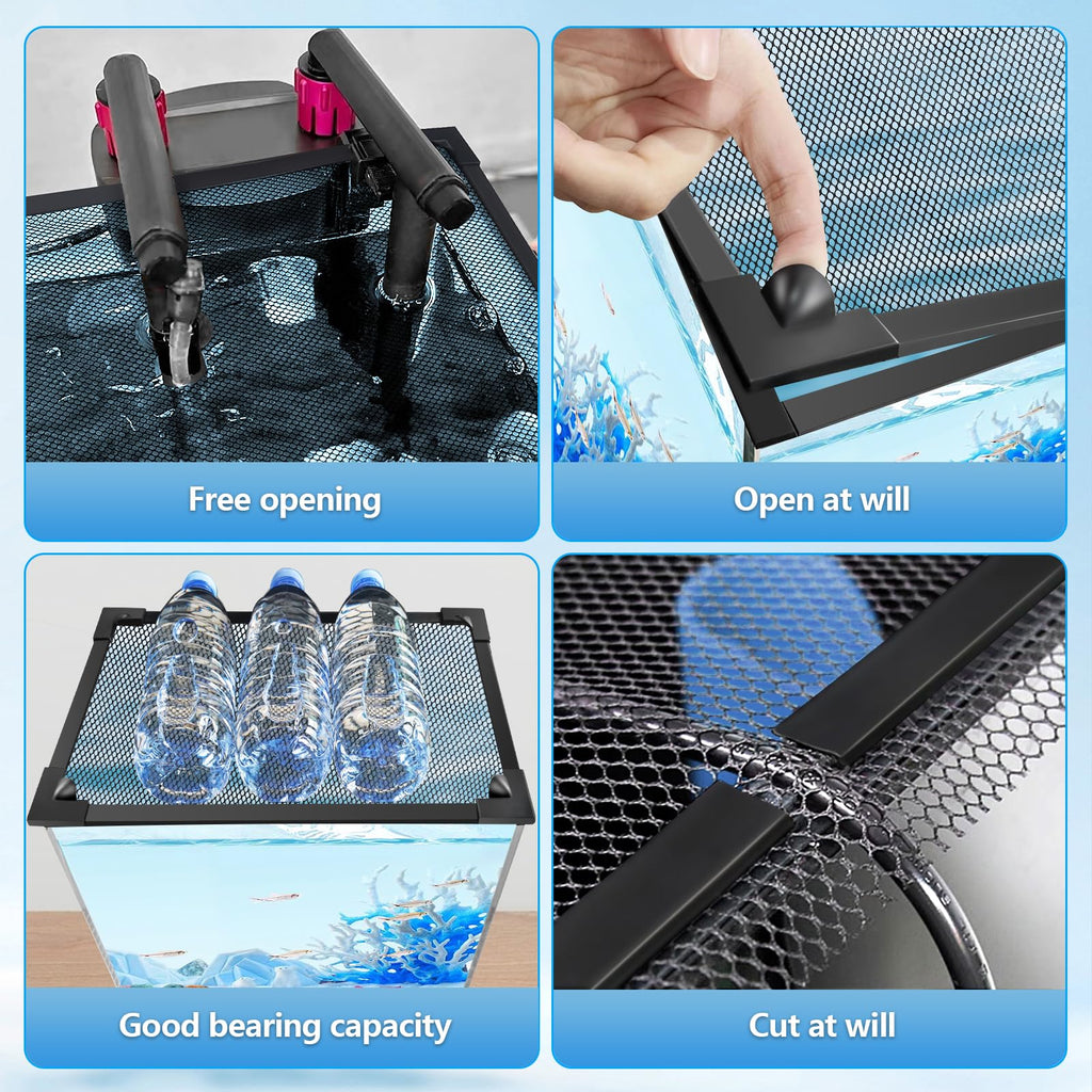 Magnetic Mesh Aquarium Cover W1291