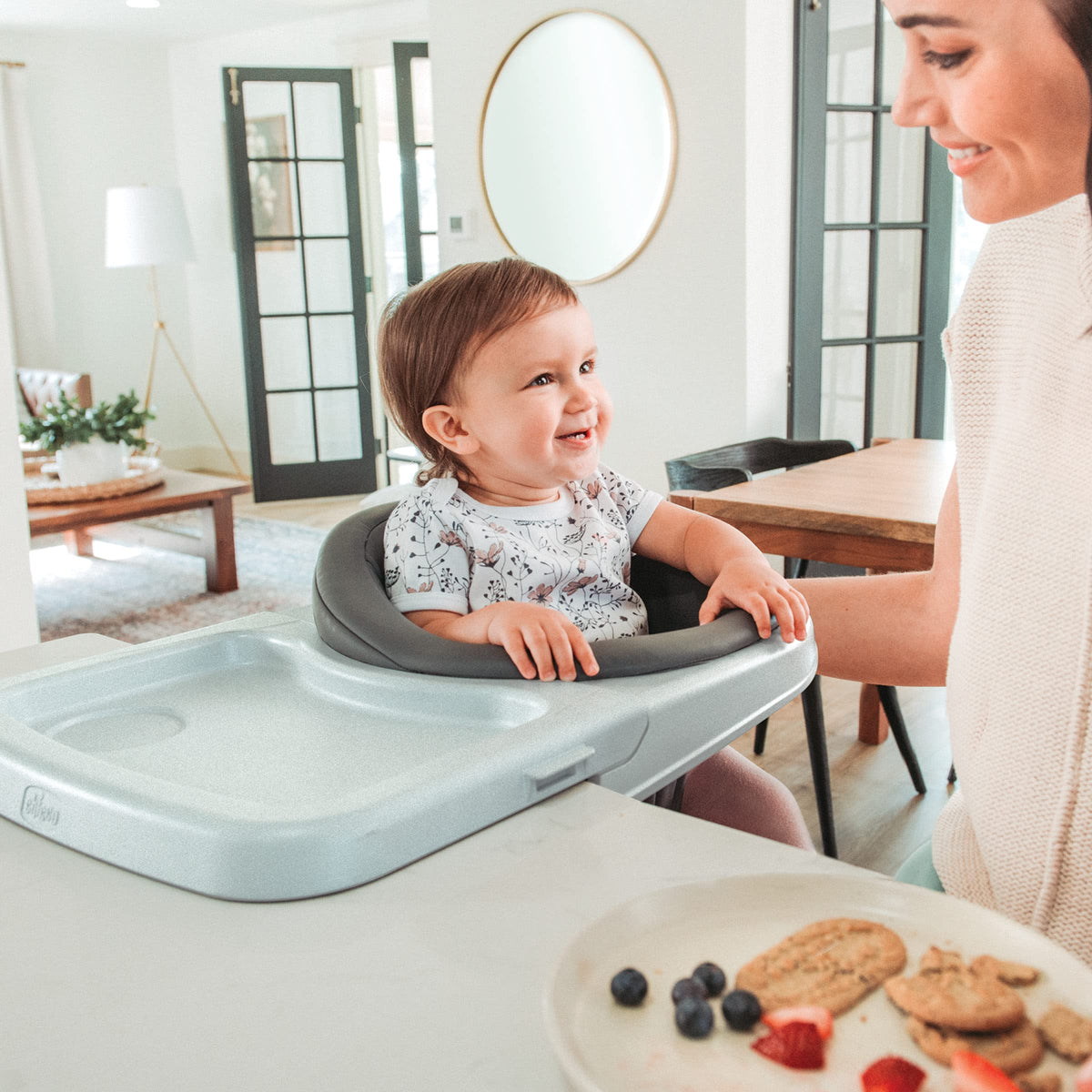 Hook-On High Chair with Tray U8959