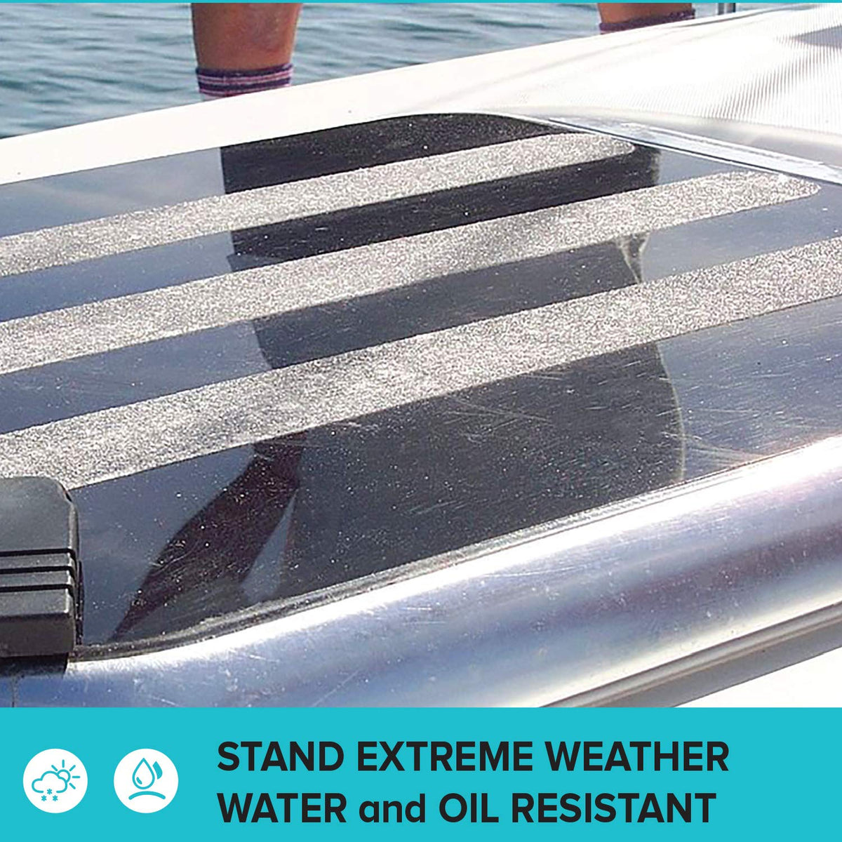 Clear Anti Slip Tape 1" x17Ft Waterproof Grip Tape Y87374