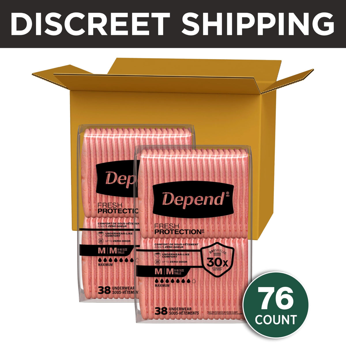 Adult Diapers for Women Medium 76 Count K1307