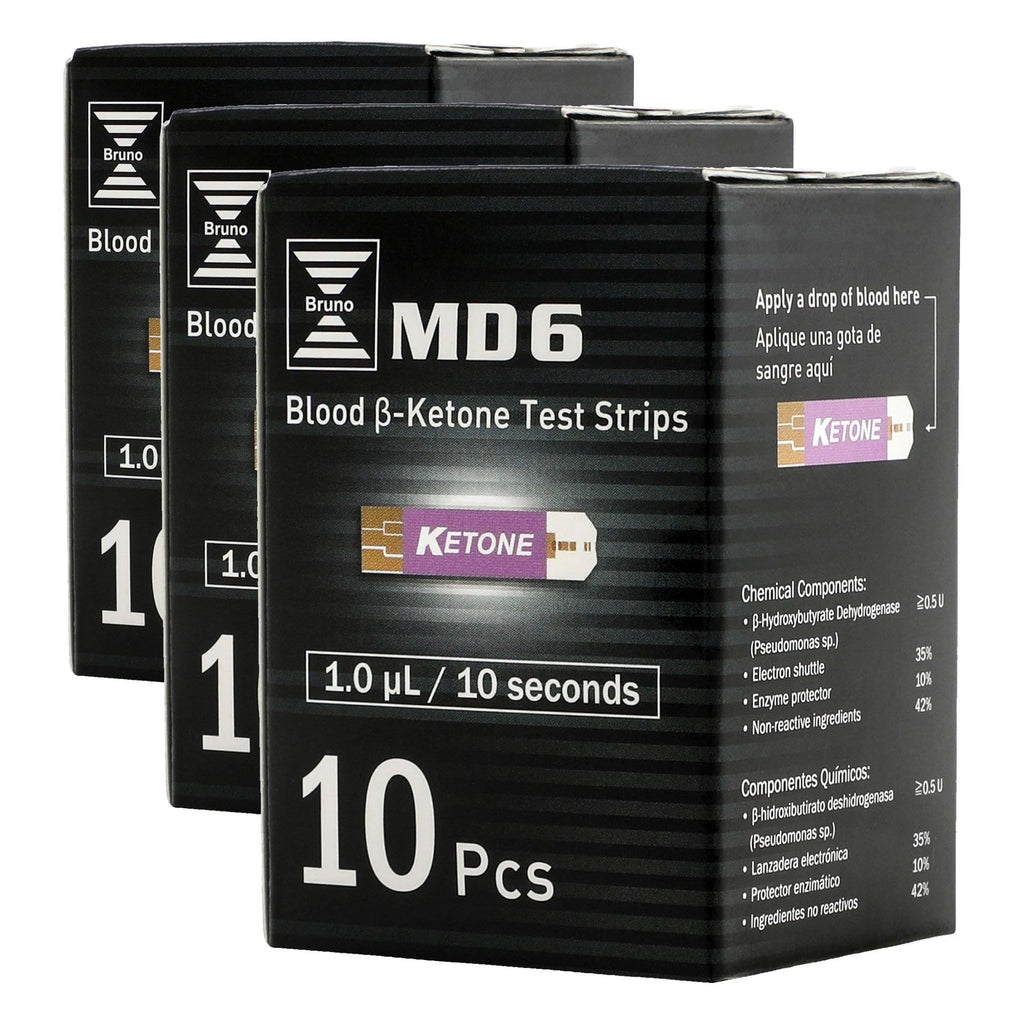 10 Ketone Test Strips Pack of 3 E648