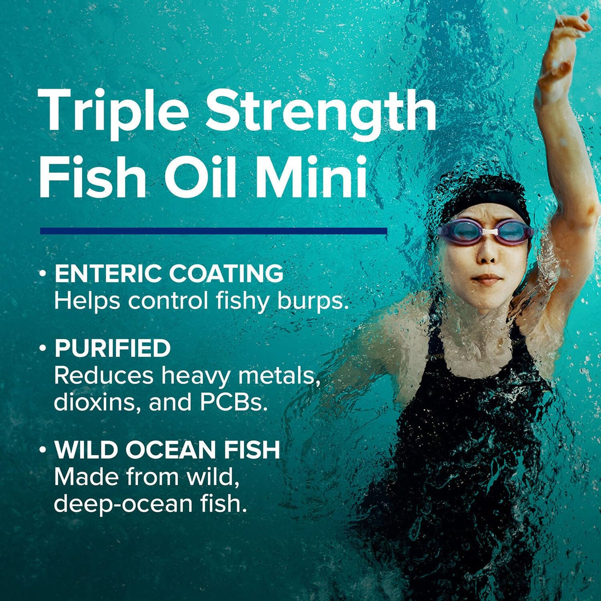 Fish Oil Mini 1000mg EPA & DHA 120 Mini Softgels A699
