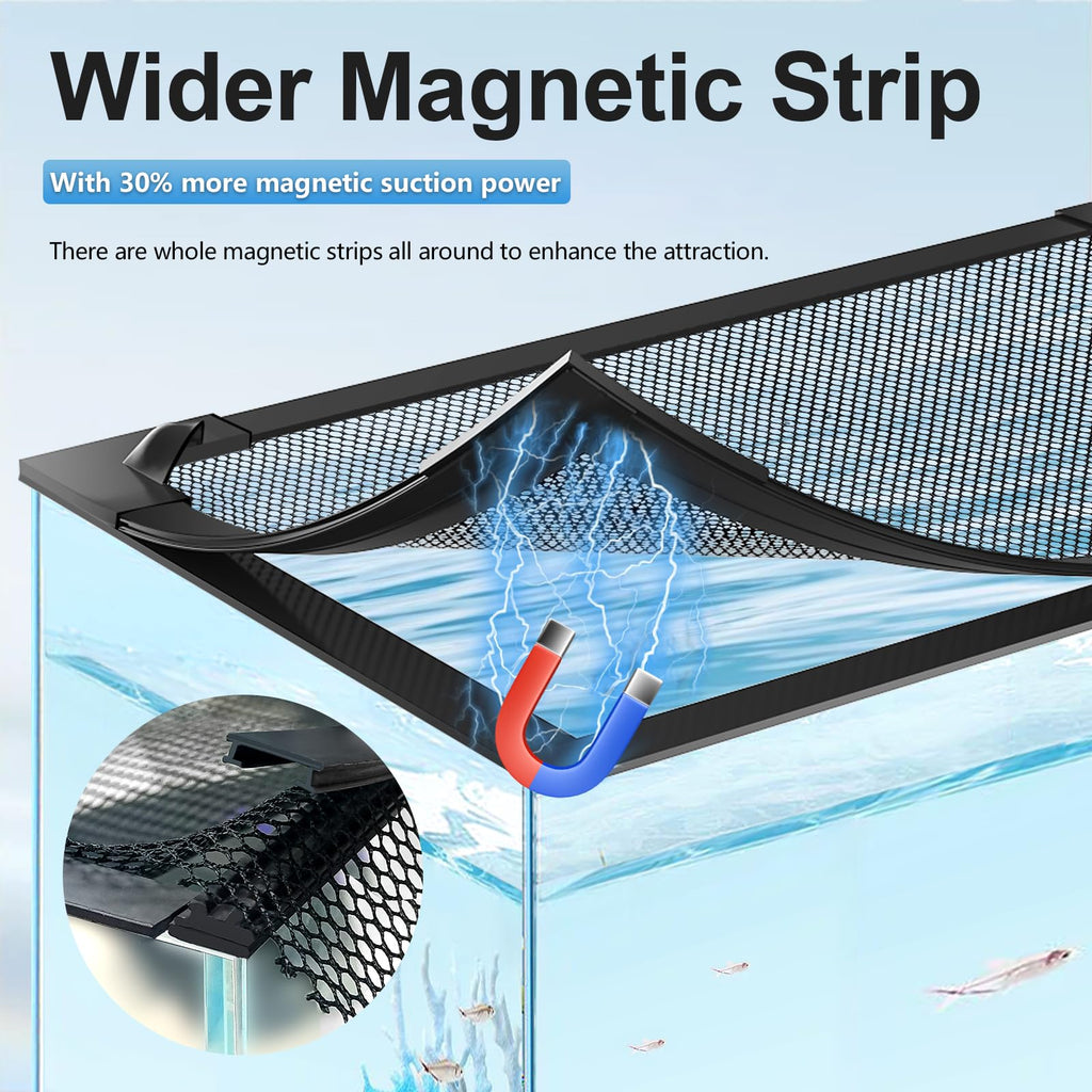 Magnetic Mesh Aquarium Cover W1291