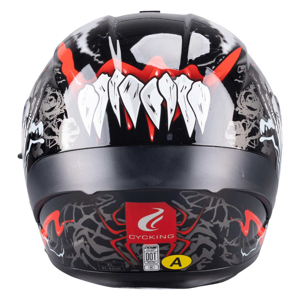 Modular Flip Up Full Face Motorcycle Helmet with Dual Visor F6827