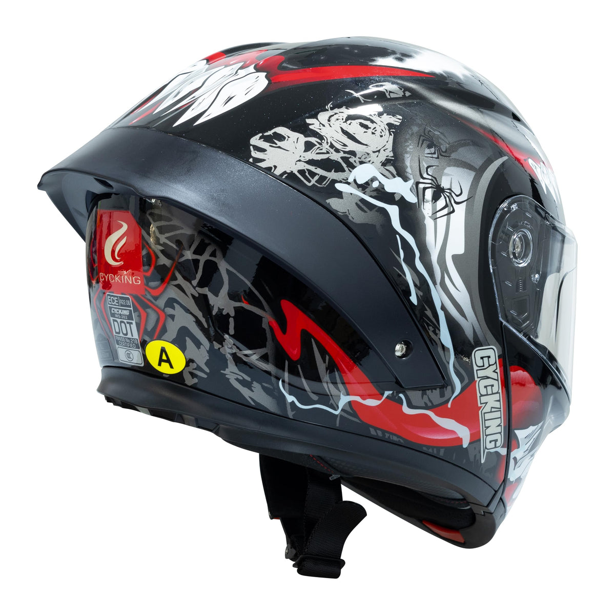 Modular Flip Up Full Face Motorcycle Helmet with Dual Visor F6827