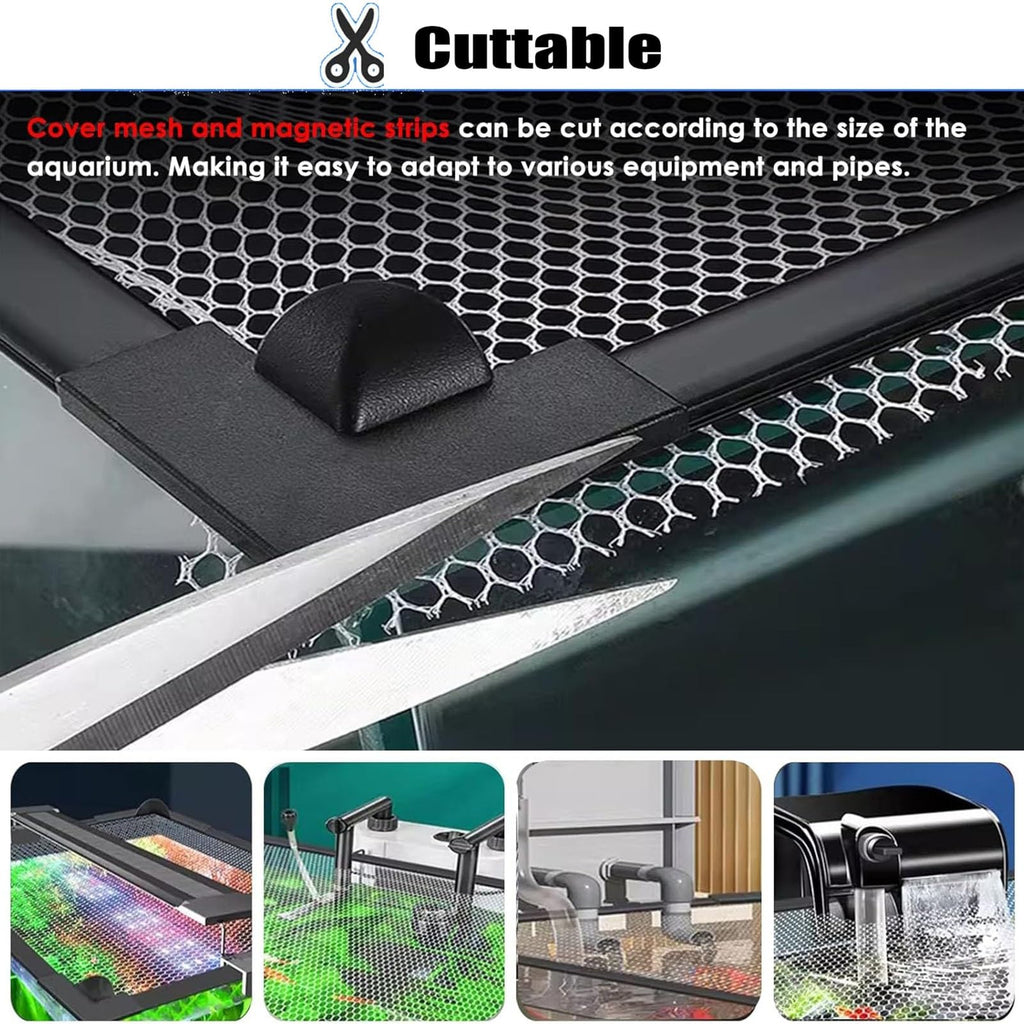 Magnetic Fish Tank Lid Cuttable Aquarium Top Cover U286184