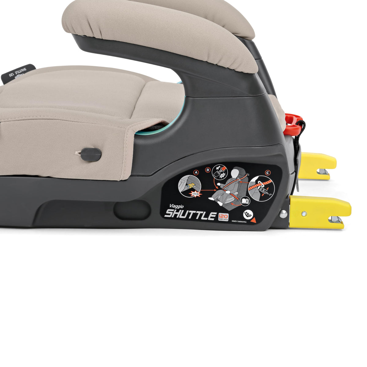 Backless Booster Car Seat Beige T21389