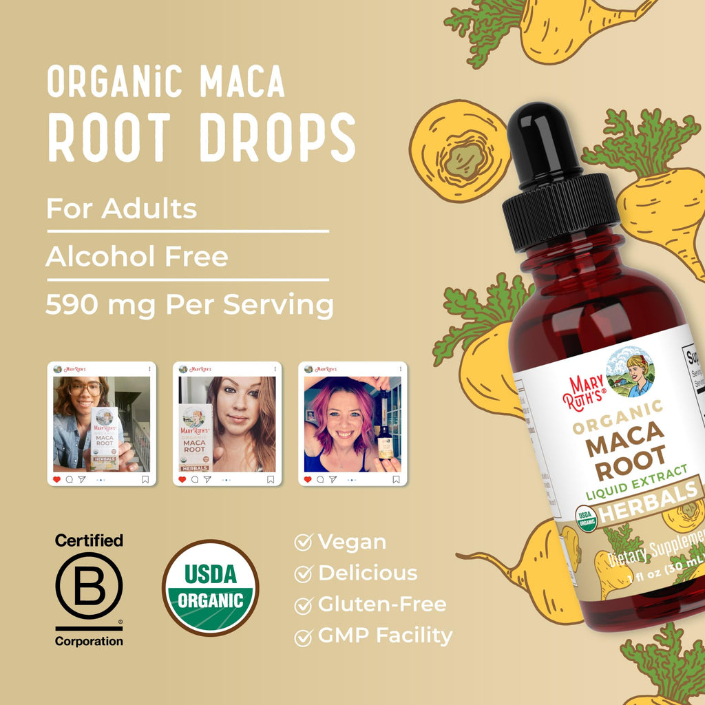 USDA Organic Maca Root Liquid Drops K216154