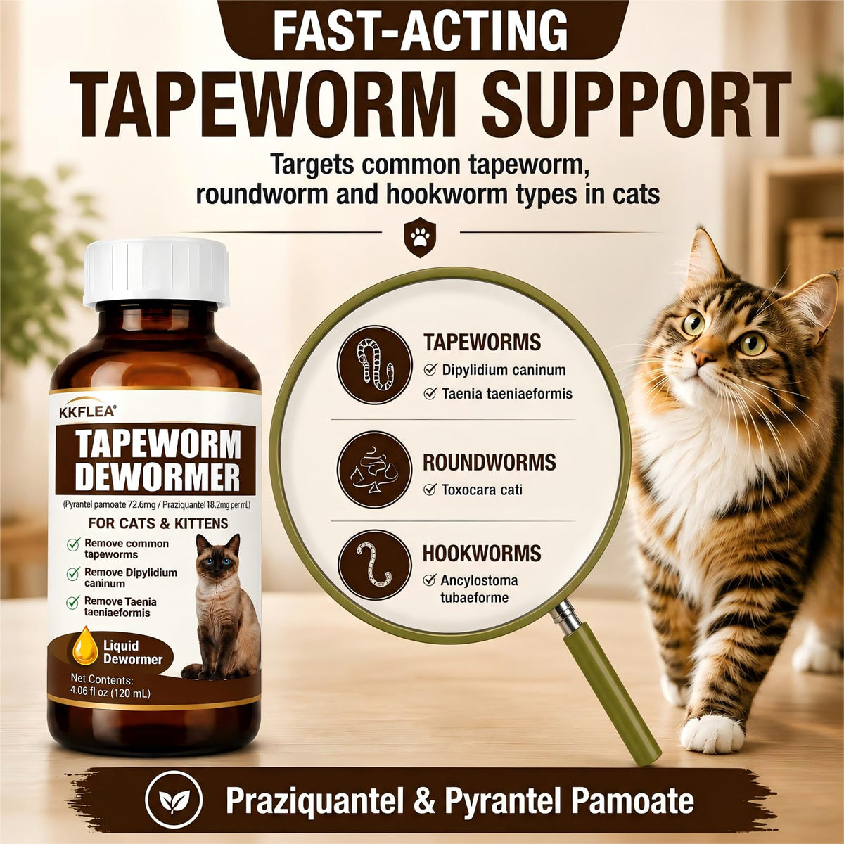 Liquid Cat Dewormer 120ml A226309