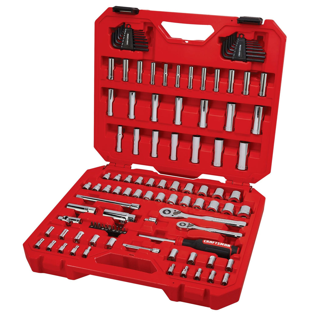 105 Pcs Standard and Metric Mechanics Tool Set with Case Y2635