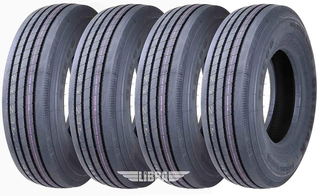 4 Heavy Duty Steel Trailer Tires 225/75R15 14 Ply D4267