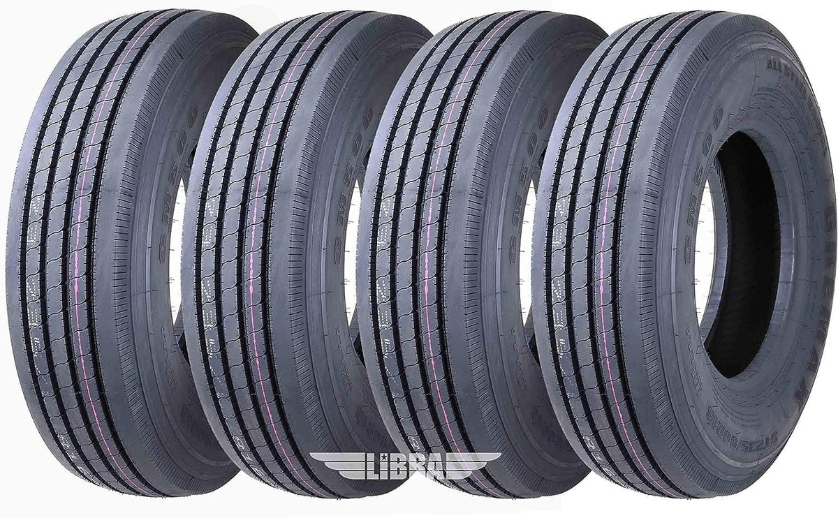 4 Heavy Duty Steel Trailer Tires 225/75R15 14 Ply D4267