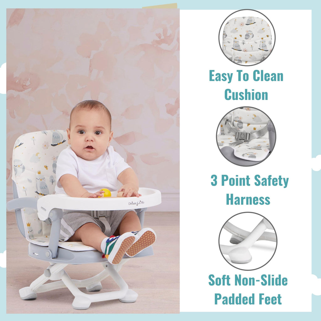 Booster Seat for Babies 6–36 Months, 3-in-1 Adjustable Portable C62784