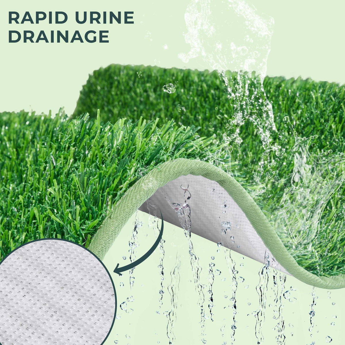 Dog Grass Pad with Tray 34.2"x24" Z94772