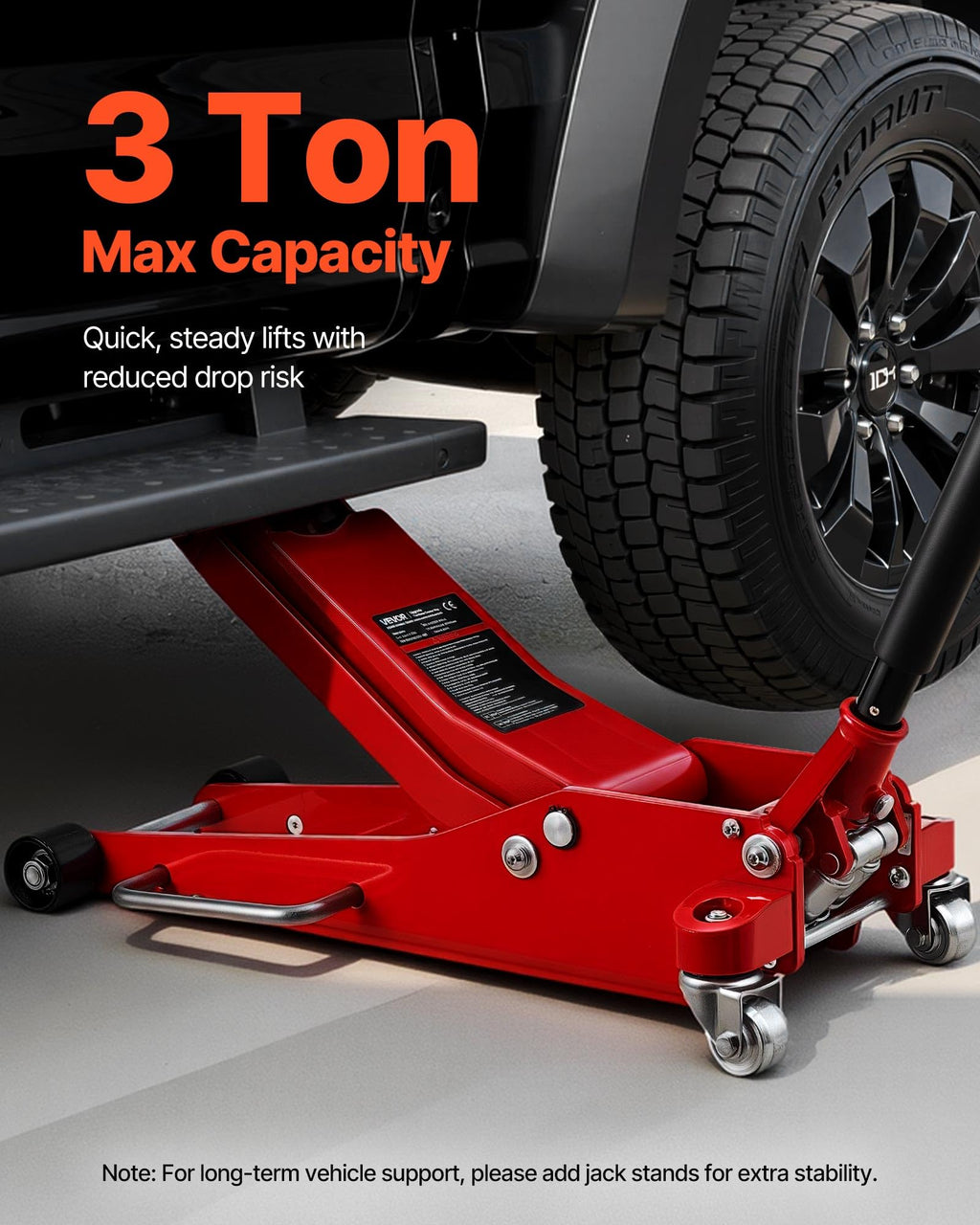 3 Ton Aluminum and Steel Low Profile Floor Jack R6984