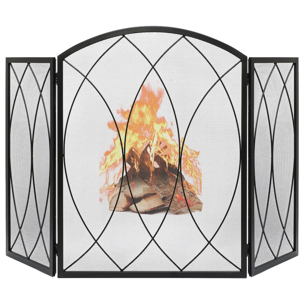 Wrought Iron Fireplace Screen T804015