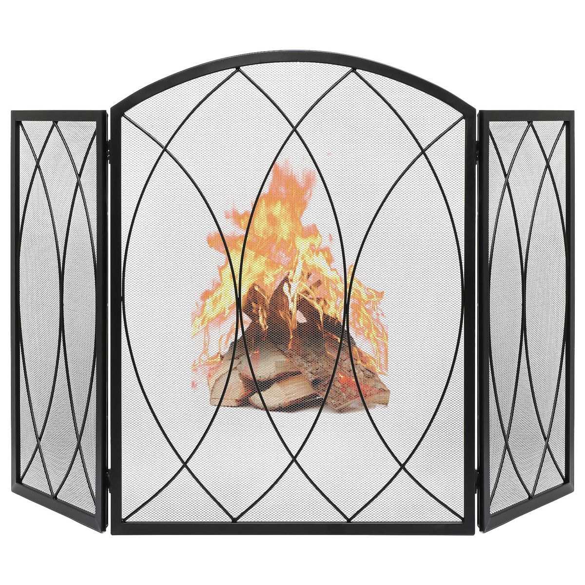 Wrought Iron Fireplace Screen T804015