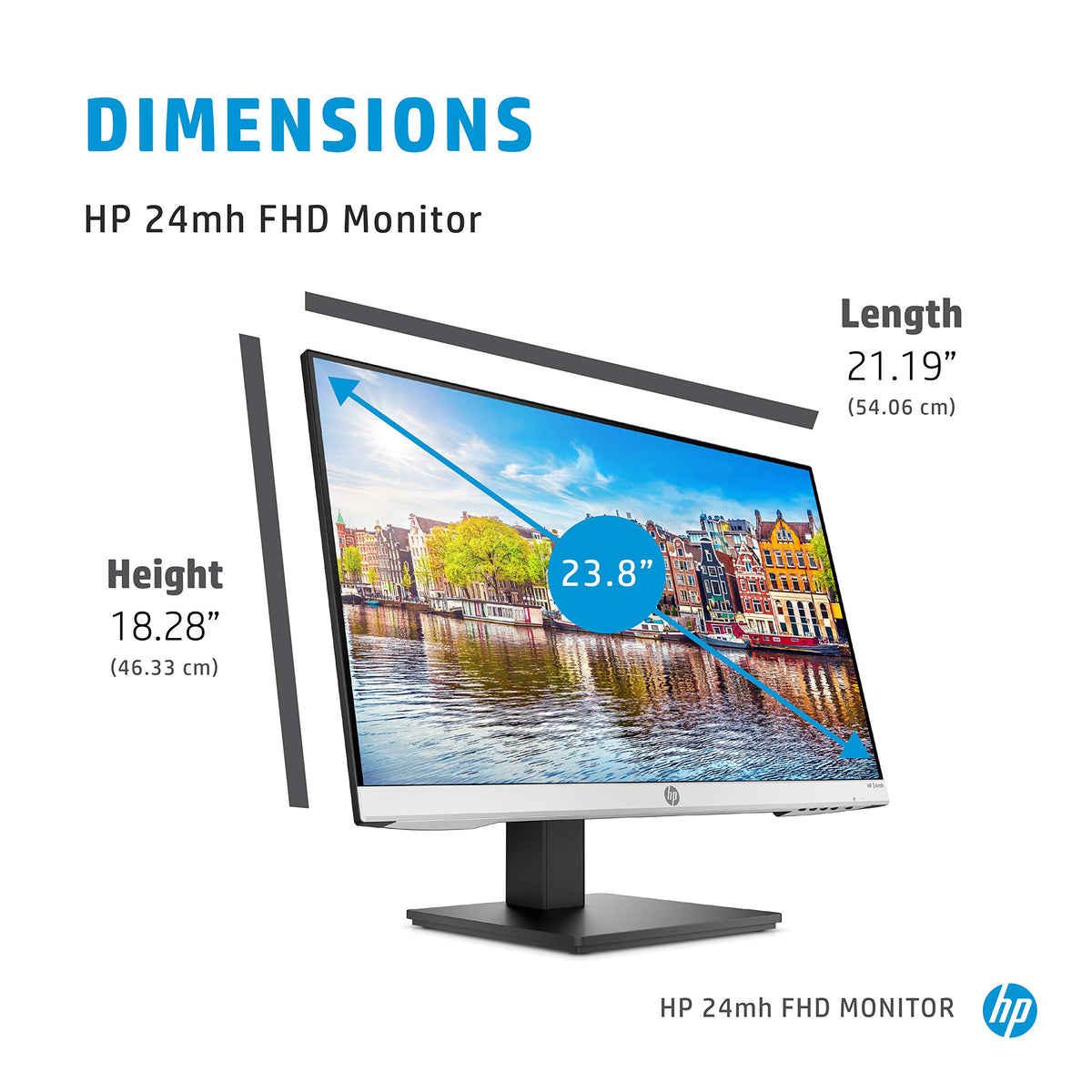 24mh FHD 23.8-Inch IPS Monitor with Built-in Speakers Z918833