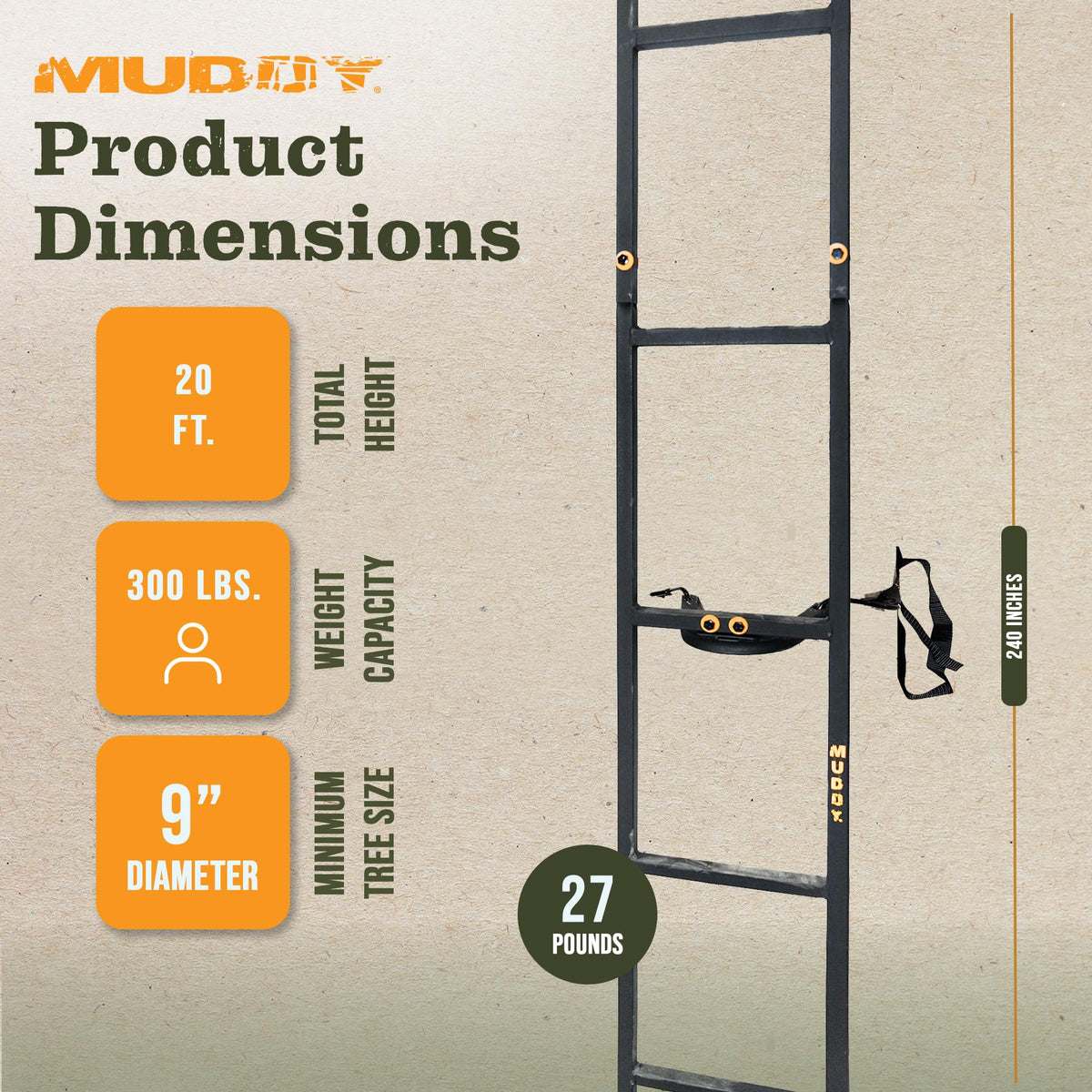 Hunting Climbing Gear for Tree Stands Q855