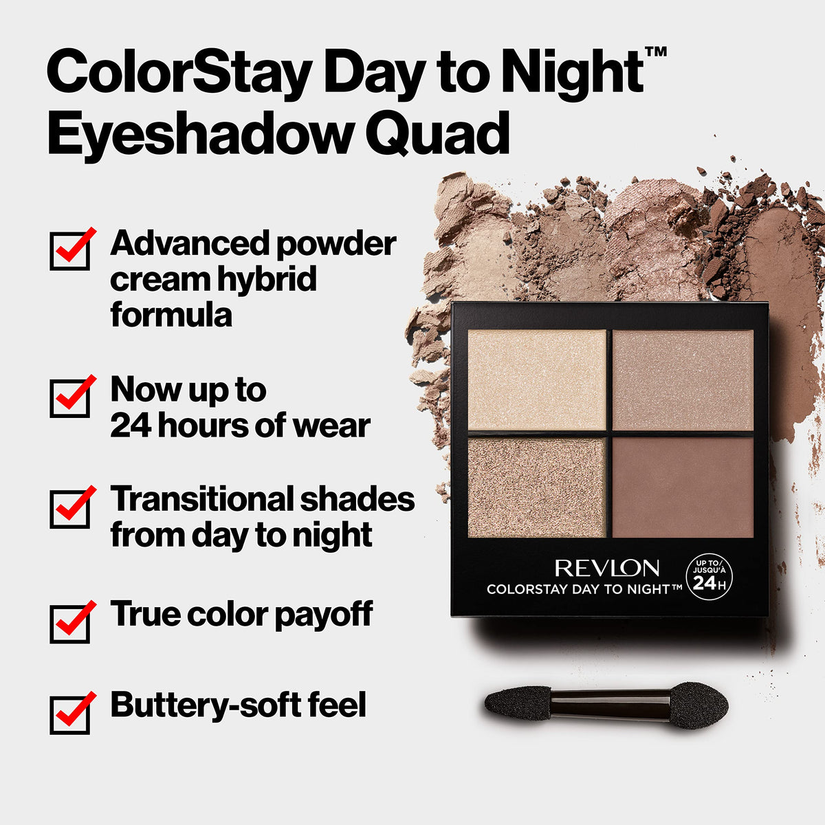 ColorStay Day to Night Eyeshadow Quad 0.16 oz U793