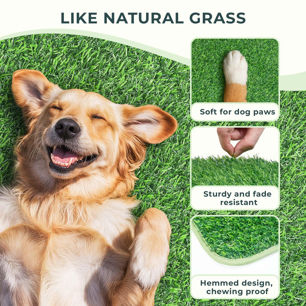 Dog Grass Pad with Tray 34.2"x24" Z94772