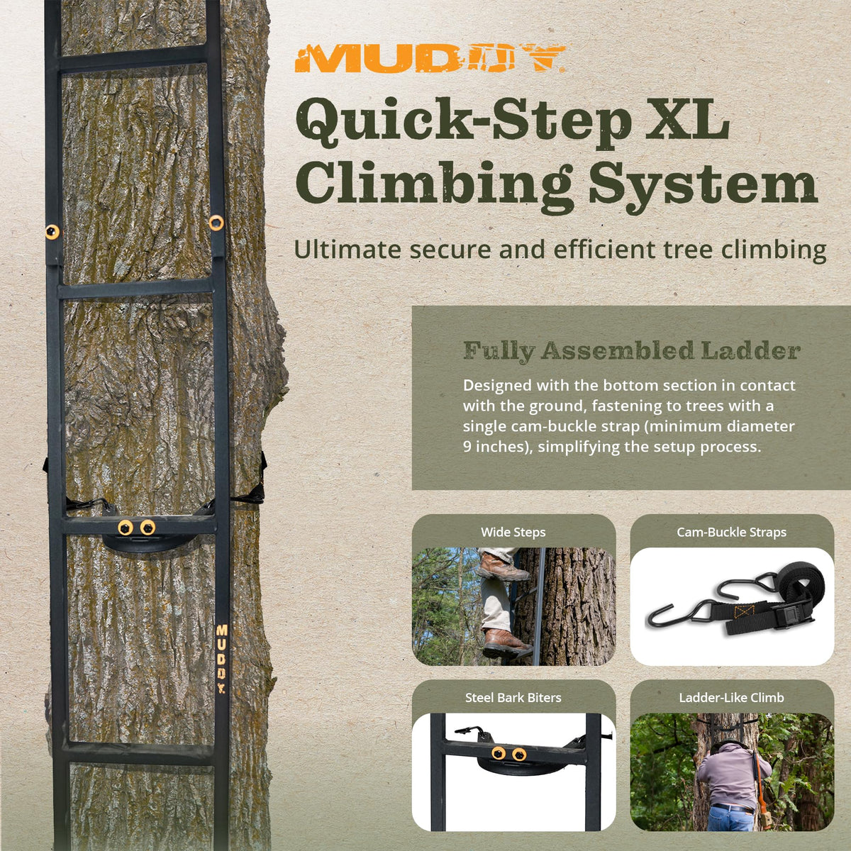 Hunting Climbing Gear for Tree Stands Q855