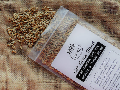 100% Organic Cat Grass Seed Mix, 4 Ounce P4696